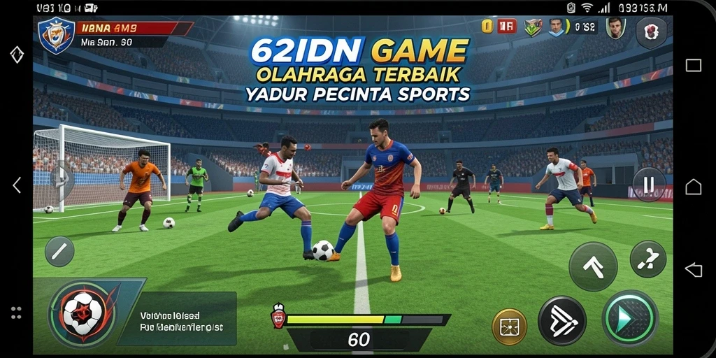 Tampilan gameplay mendebarkan dari 62IDN dengan berbagai olahraga.