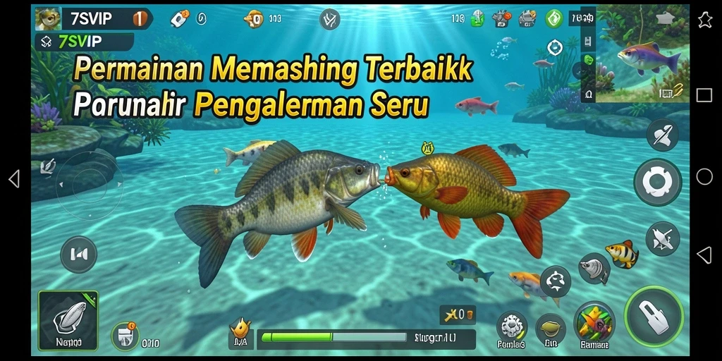 Tangkapan ikan besar dalam gameplay menarik 7SVIP.