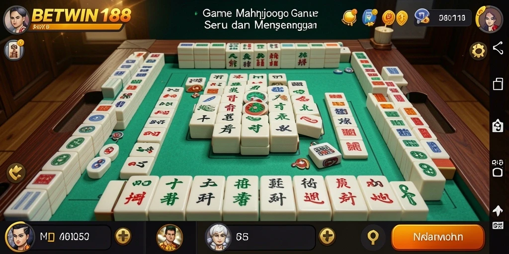 Tampilan gameplay BETWIN188 yang mendebarkan dalam bermain Mahjong.