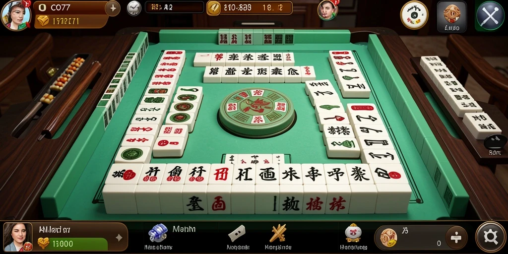 Gameplay seru Mahjong di COO77 dengan berbagai level menantang.