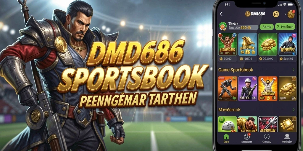 Tampilan utama DMD686 dengan pilihan taruhan olahraga yang menarik.