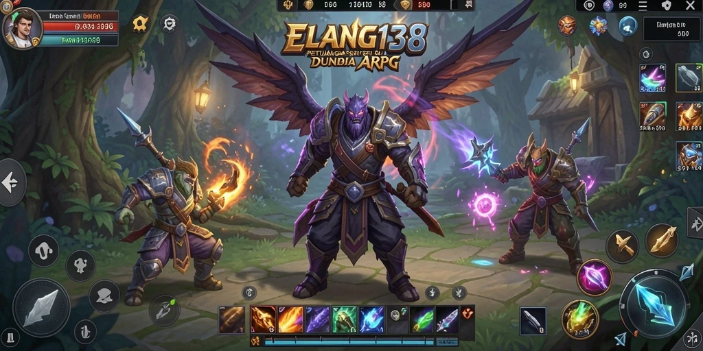 Tampilan gameplay seru di dunia ARPG ELANG138.