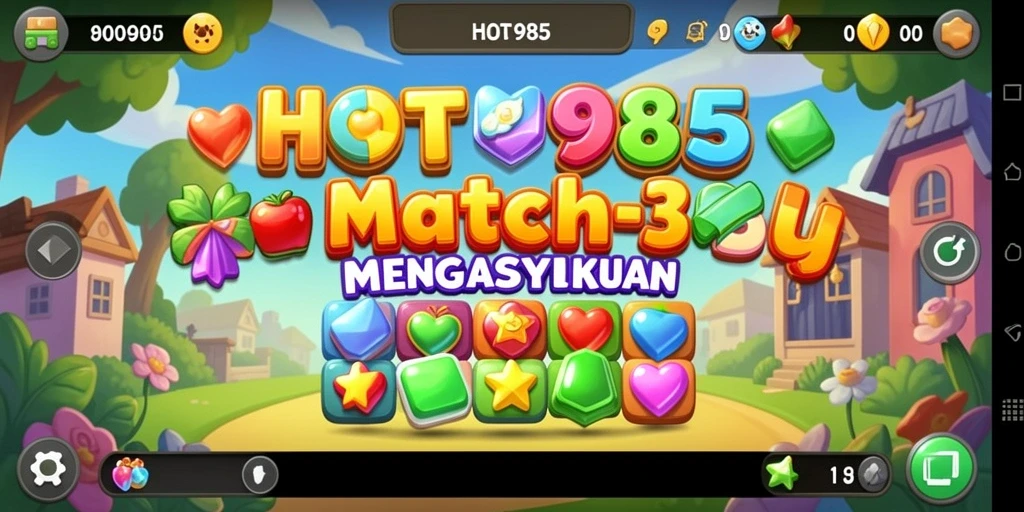 Menampilkan gameplay seru dan penuh warna dari HOT985.