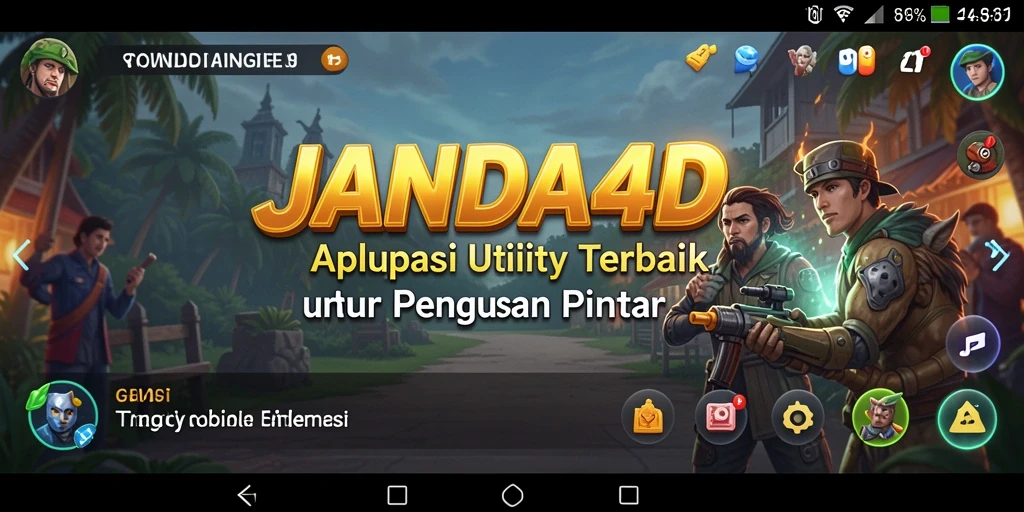 Tampilan antarmuka pengguna JANDA4D yang bersih dan intuitif.