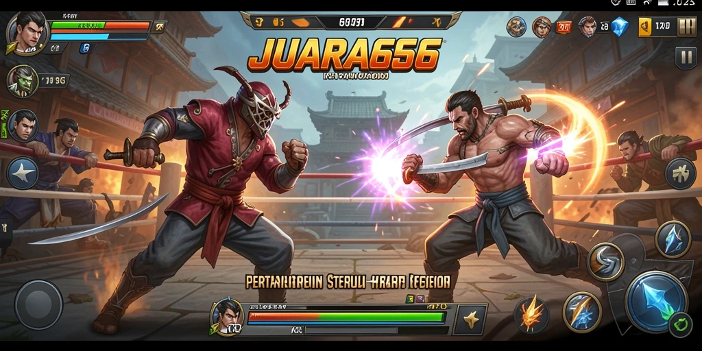 Screenshot JUARA666 menampilkan aksi seru dalam pertempuran Battle Royale.