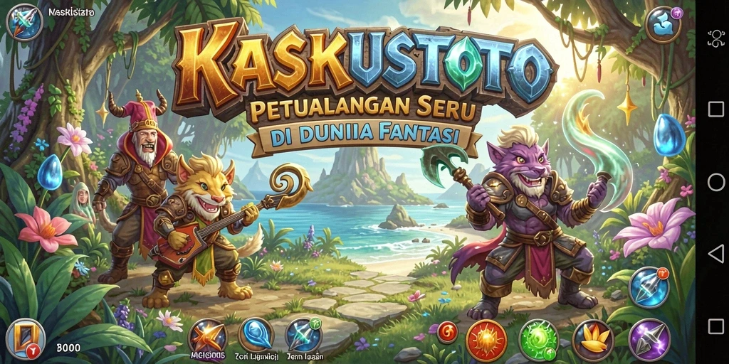 Tampilan gameplay seru KASKUSTOTO dengan petualangan yang mendebarkan.
