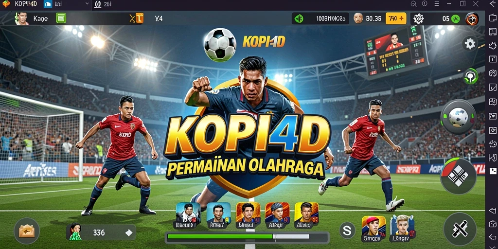 Tampilan gameplay KOPI4D yang mendebarkan dan interaktif.