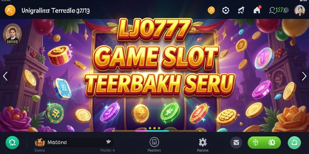 Tampilan gameplay LJO777 dengan grafis slot yang menarik dan interaksi pengguna.