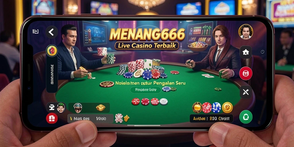 Gameplay MENANG666 dengan dealer live yang profesional dan interaktif.