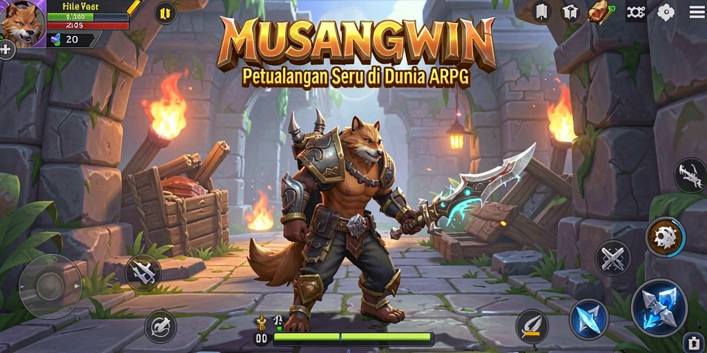 Tangkapan layar menunjukkan aksi seru dalam gameplay ARPG yang mendebarkan.