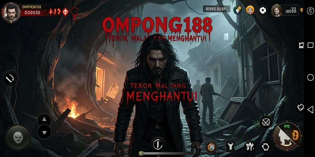 Tampilan mencekam dari gameplay OMPONG188 yang menegangkan.