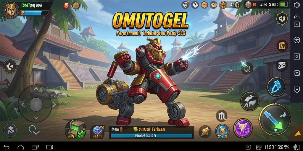 Screenshot gameplay OMUTOGEL menampilkan aksi strategis yang mendebarkan.