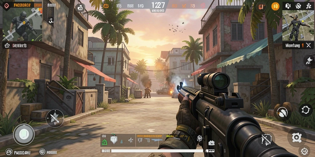 Tangkapan layar menampilkan aksi mendebarkan dalam gameplay PAGODA127.