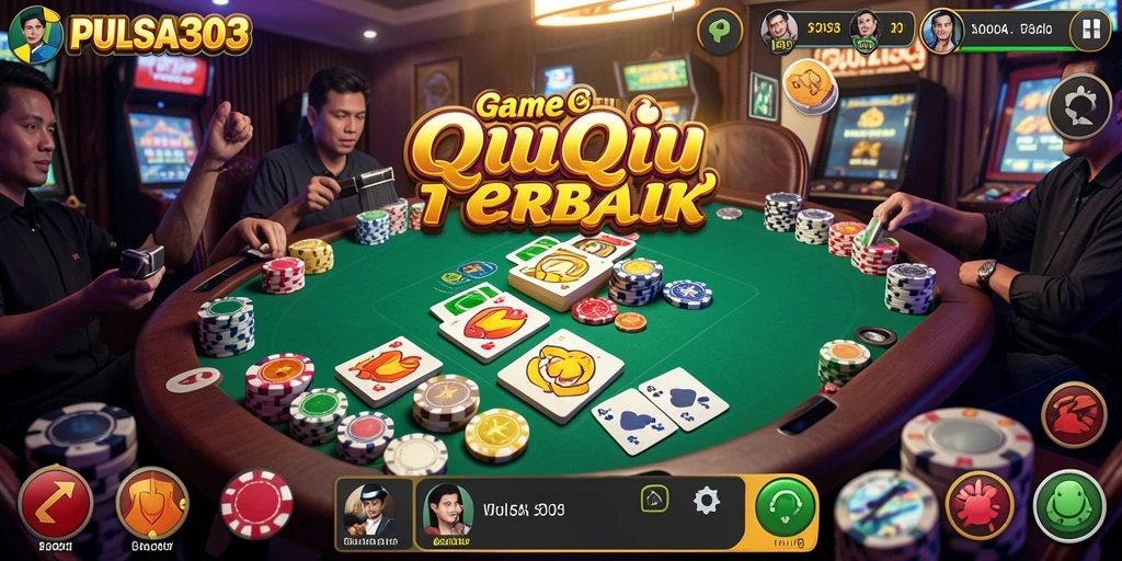 Gameplay QiuQiu yang seru dan menantang di PULSA303.