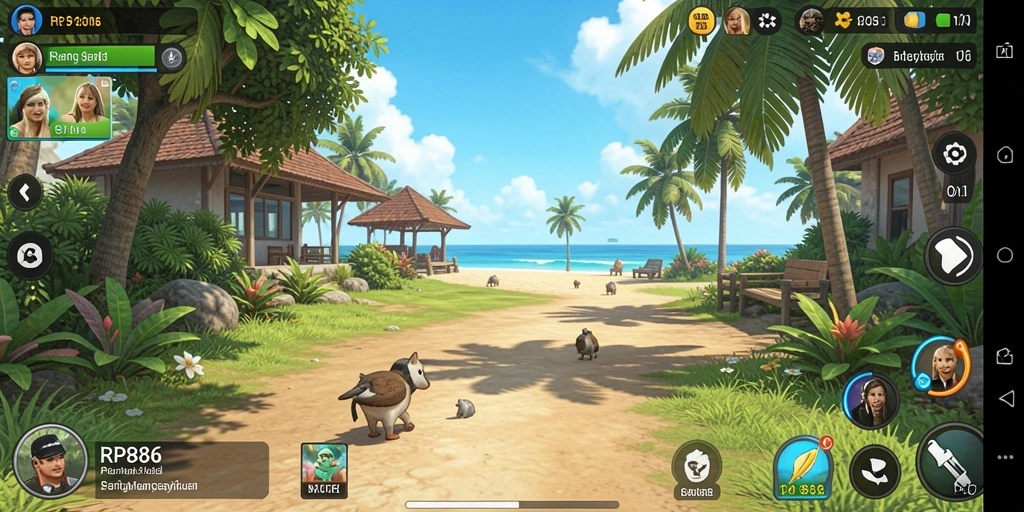 Screenshot gameplay RP886 menampilkan pengalaman bermain yang seru.