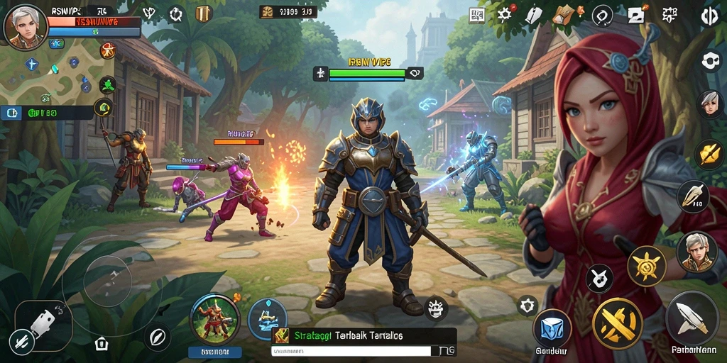 Tampilan gameplay RSNVIP6 dengan strategi yang mendebarkan.