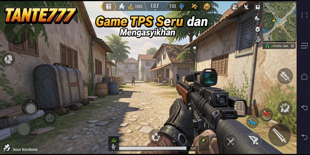 Tampilan gameplay seru dan menegangkan di TANTE777.
