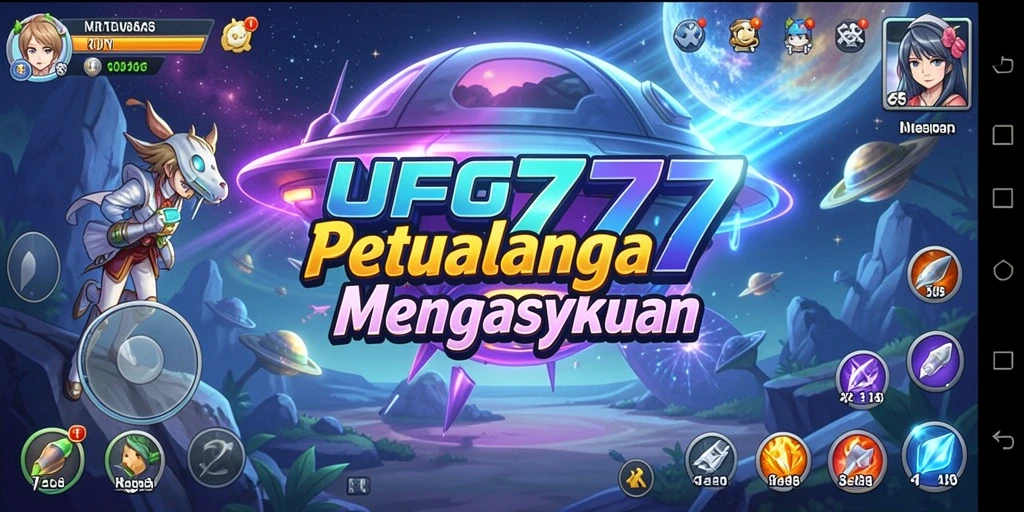Tampilan gameplay UFO777 dengan grafik Anime yang memukau.