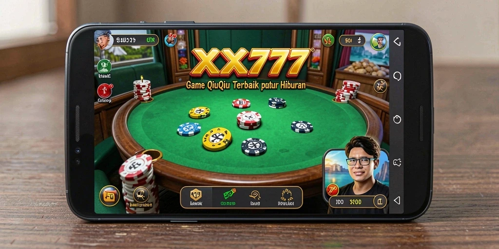Tampilan menarik gameplay QiuQiu di XXX777.