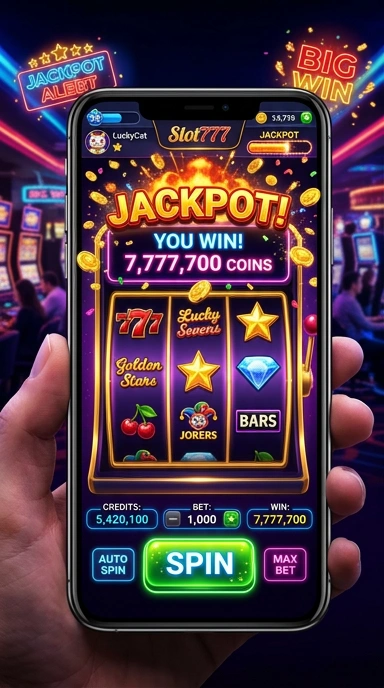 Tampilan antarmuka slot777 yang menarik dan user-friendly.